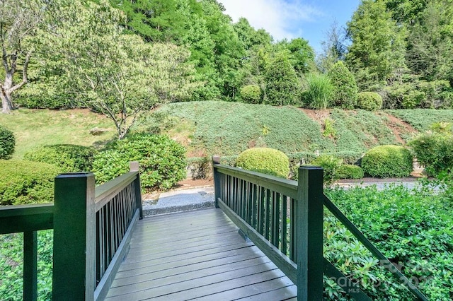153 Country Ridge Rd, Laurel Park, NC 28739 - view of wooden deck