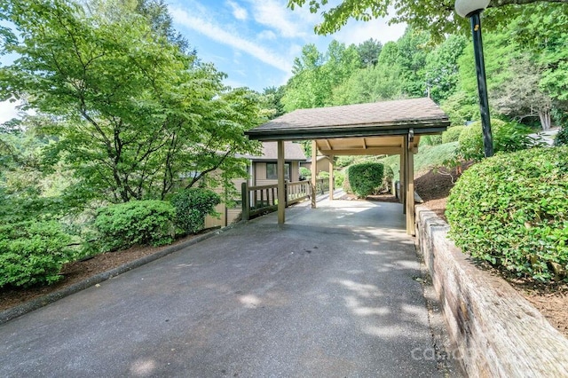 153 Country Ridge Rd, Laurel Park, NC 28739 - view of parking / parking lot with asphalt driveway