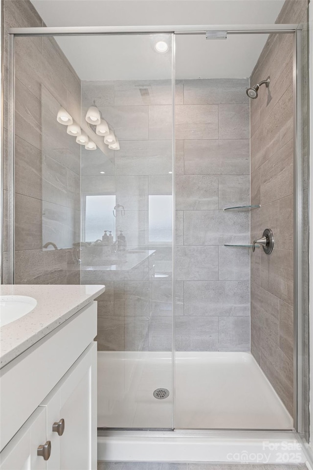 15626 Little Bluestem St, Charlotte, NC 28278 - full bath featuring vanity and a stall shower