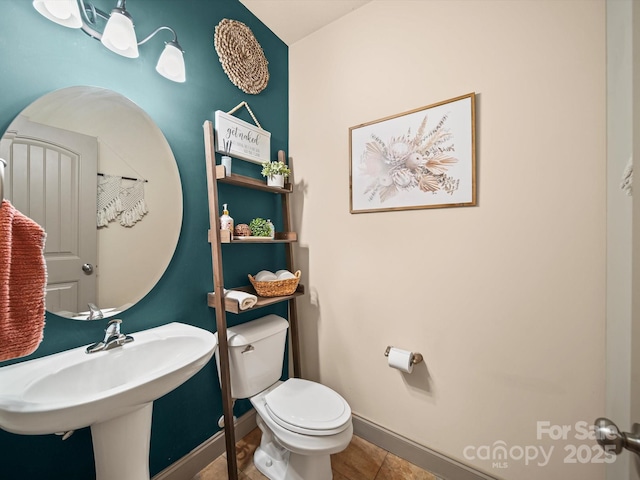 109 Dewfield Ln, Boiling Springs, SC 29316 - half bath with toilet and tile patterned flooring