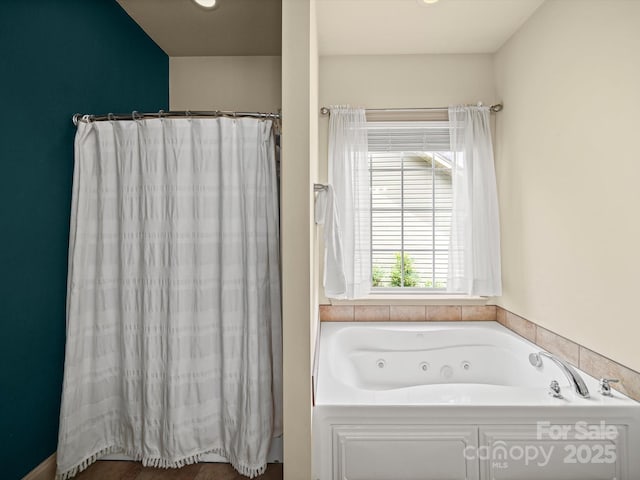 109 Dewfield Ln, Boiling Springs, SC 29316 - full bathroom with a whirlpool tub and recessed lighting