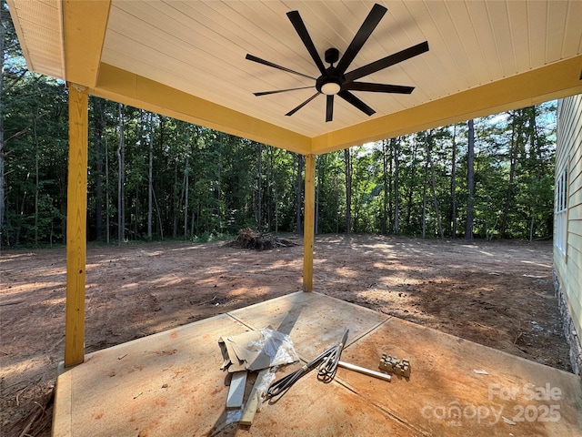 617 Autumnlight Dr, Salisbury, NC 28147 - view of patio / terrace with ceiling fan