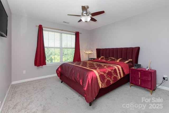 172 Roanoke Rd, Fletcher, NC 28732 - bedroom with carpet flooring and a ceiling fan