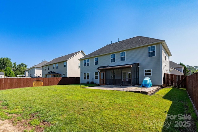 172 Roanoke Rd, Fletcher, NC 28732 - rear view of house featuring a fenced backyard and a patio