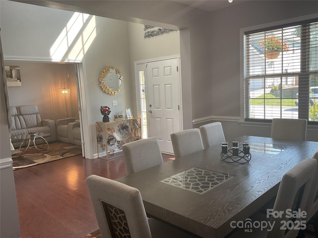 172 Roanoke Rd, Fletcher, NC 28732 - dining area with wood finished floors