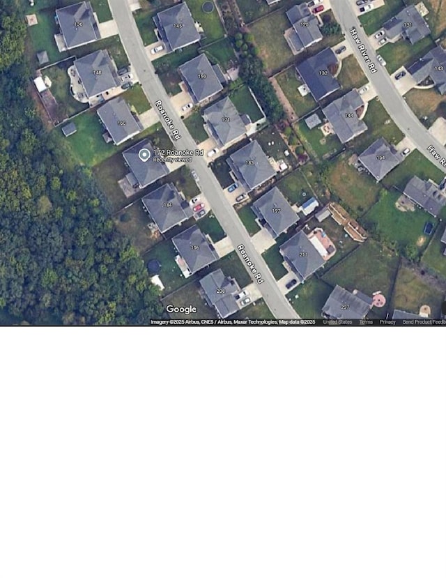 172 Roanoke Rd, Fletcher, NC 28732 - aerial map of property and surrounding area