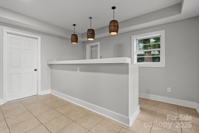524 Bonview Ave, Lincolnton, NC 28092 - bar featuring tile patterned floors and hanging light fixtures
