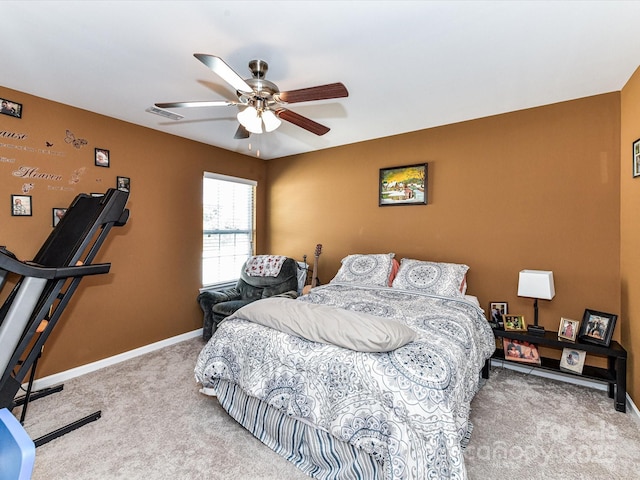 1374 Kent Downs Ave SW, Concord, NC 28027 - bedroom with carpet and ceiling fan
