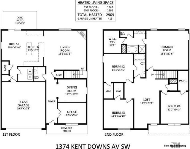 1374 Kent Downs Ave SW, Concord, NC 28027 - photo 2