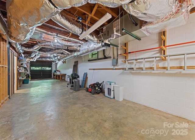 975 Buchanan Loop, Sylva, NC 28779 - garage with concrete block wall