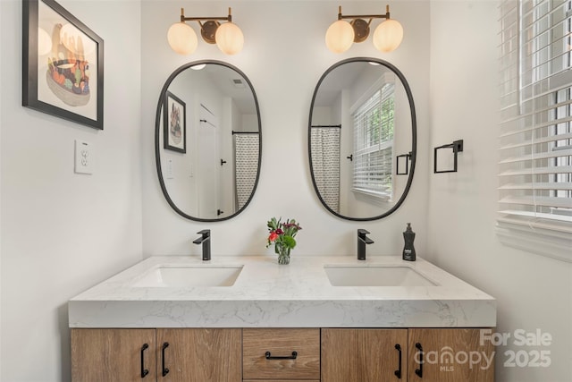 4201 Tyndale Ave, Charlotte, NC 28210 - full bathroom with double vanity