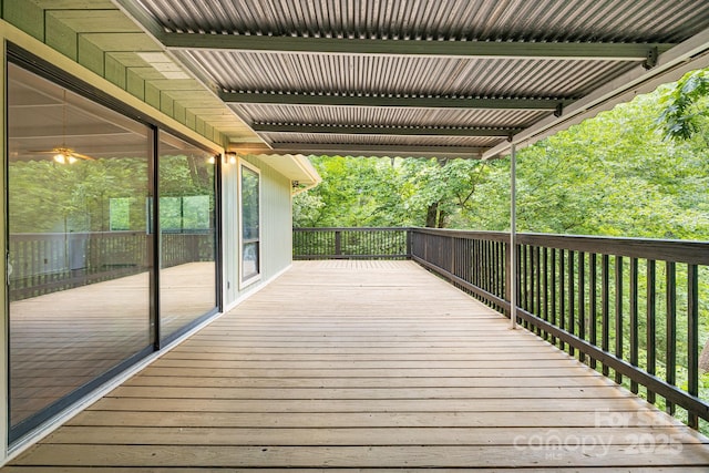263 Shannons Walk, Lake Lure, NC 28746 - view of wooden deck