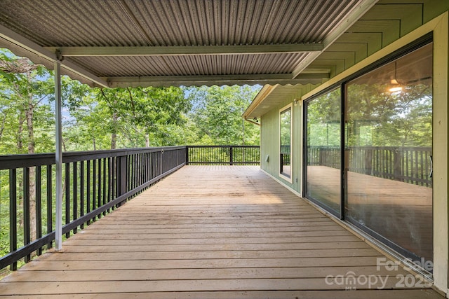263 Shannons Walk, Lake Lure, NC 28746 - view of wooden deck