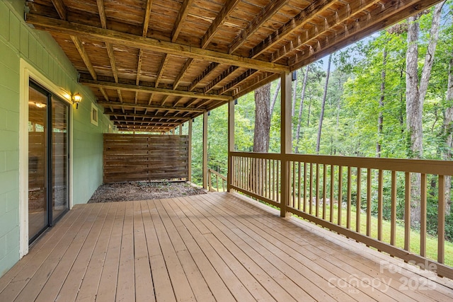 263 Shannons Walk, Lake Lure, NC 28746 - view of deck