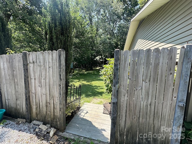 25 Norman Rd, Fletcher, NC 28732 - gate featuring a wooden deck