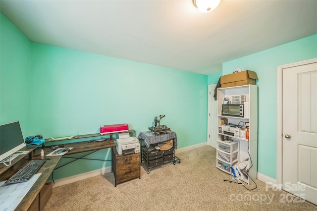 239 Shellbank Dr, Sneads Ferry, NC 28460 - carpeted office with baseboards