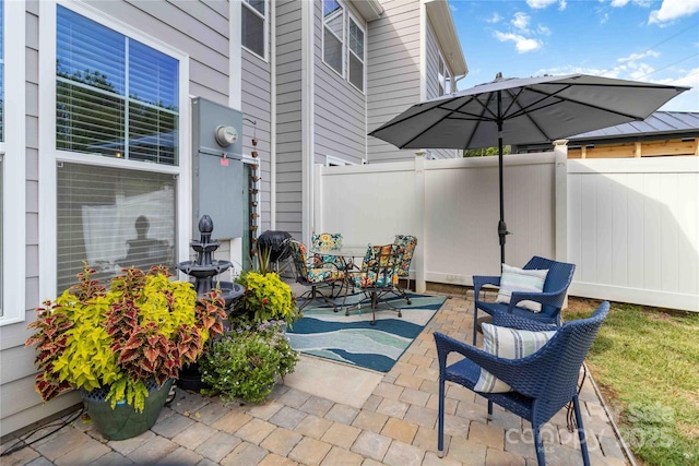 1076 Chicory Trce, Clover, SC 29710 - view of patio / terrace with outdoor dining space