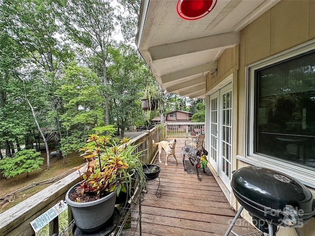 171 Windy Hill Dr, Franklin, NC 28734 - view of wooden deck