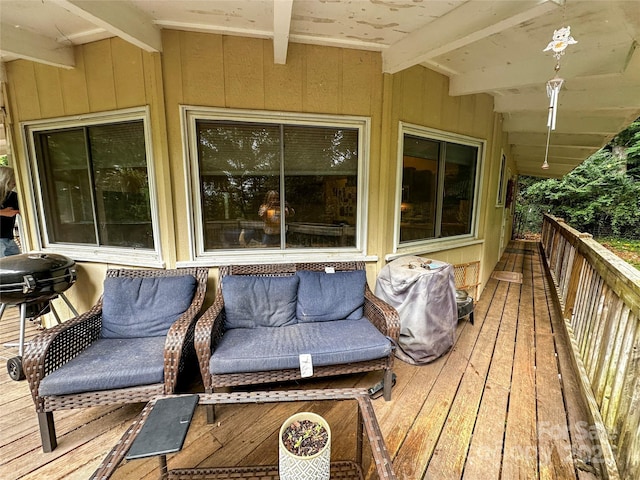 171 Windy Hill Dr, Franklin, NC 28734 - view of wooden deck