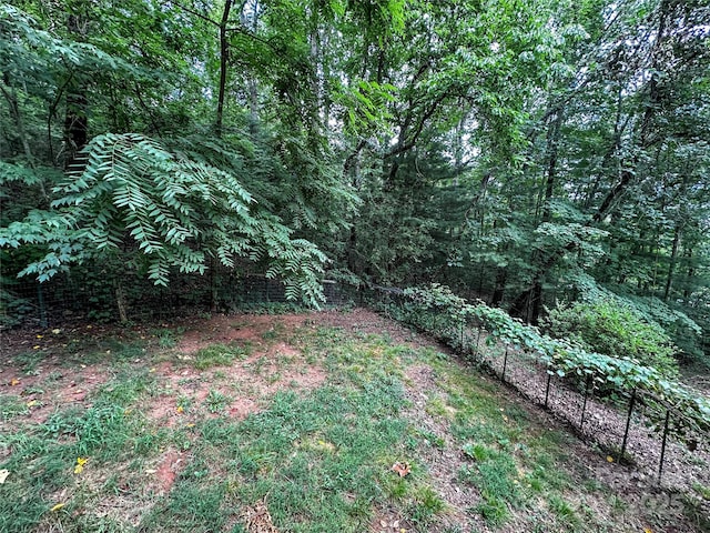 171 Windy Hill Dr, Franklin, NC 28734 - view of yard with a forest view
