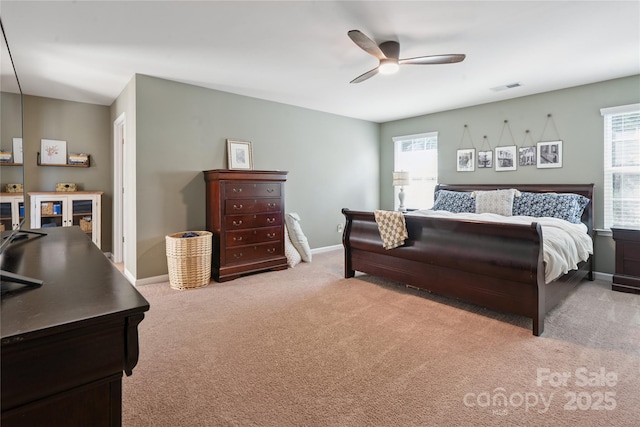6029 Piscataway Ct, Rock Hill, SC 29732 - bedroom featuring carpet flooring and a ceiling fan