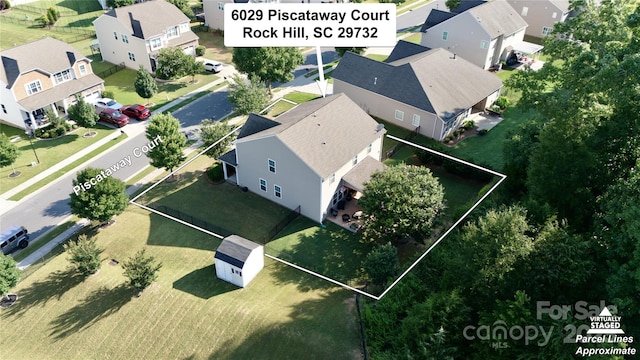 6029 Piscataway Ct, Rock Hill, SC 29732 - aerial view of residential area