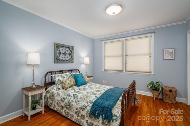 302 Planetree Dr, Belmont, NC 28012 - bedroom with wood finished floors and crown molding