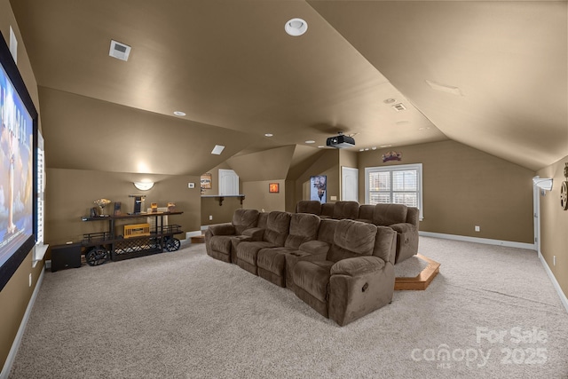 3211 Keady Mill Loop, Kannapolis, NC 28081 - home theater with carpet and lofted ceiling