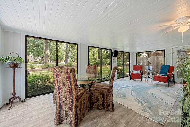 725 Plantation Rd, Lancaster, SC 29720 - sunroom with wood finished floors, wood ceiling, and floor to ceiling windows