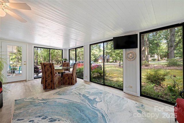 725 Plantation Rd, Lancaster, SC 29720 - sunroom / solarium with plenty of natural light, floor to ceiling windows, wood finished floors, and wood ceiling