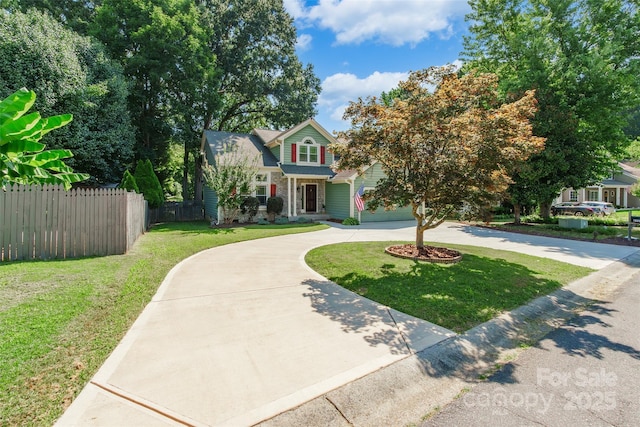 8909 Raven Park Dr, Charlotte, NC 28216 - view of front of house featuring curved driveway