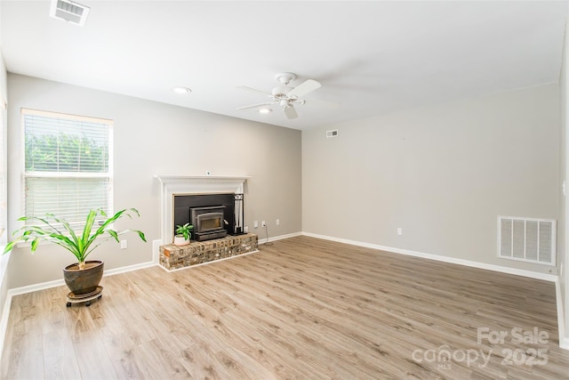 8909 Raven Park Dr, Charlotte, NC 28216 - living room featuring wood finished floors, ceiling fan, and recessed lighting