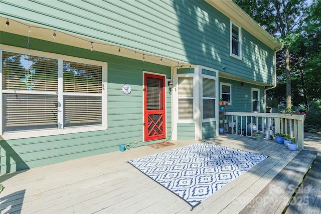 8909 Raven Park Dr, Charlotte, NC 28216 - view of wooden deck