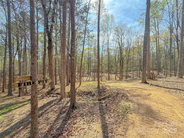 8333 Catawba Cove Dr, Belmont, NC 28012 - view of yard with a forest view