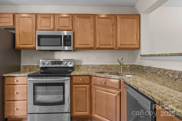 348 Tidmarsh Ct NW, Concord, NC 28027 - kitchen with stainless steel appliances and light stone counters