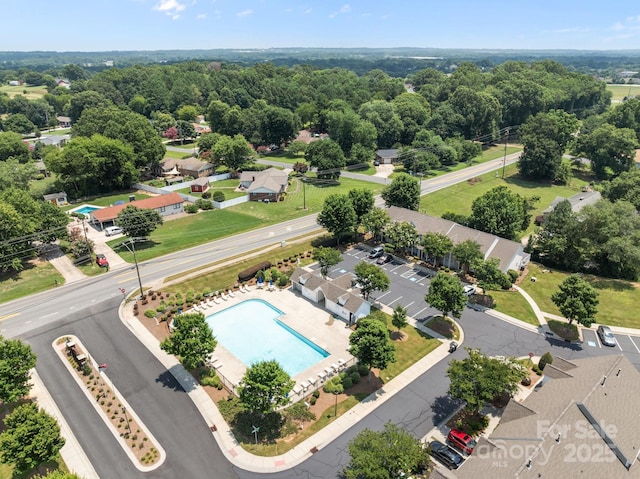 348 Tidmarsh Ct NW, Concord, NC 28027 - aerial view of a pool