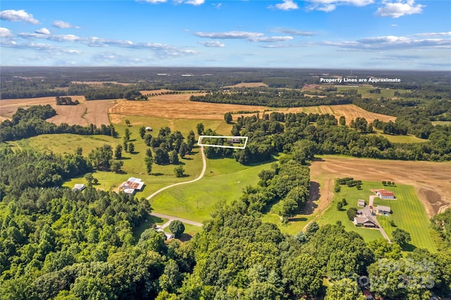 144 J And W Rd, Olin, NC 28660 - overview of rural landscape