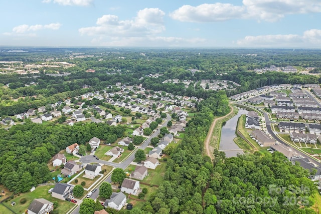 16009 Stuarts Draft Ct, Charlotte, NC 28278 - aerial view of property and surrounding area with a nearby body of water and nearby suburban area