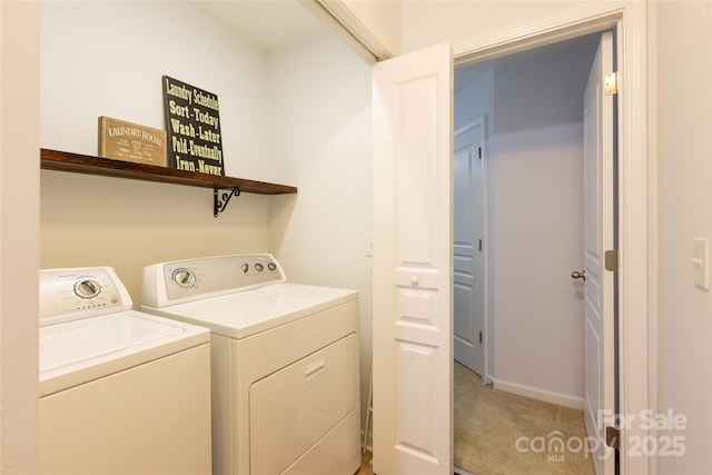 141 Leyton Loop Unit B, Mooresville, NC 28117 - washroom featuring independent washer and dryer and light carpet