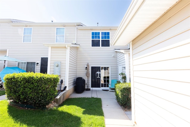 141 Leyton Loop Unit B, Mooresville, NC 28117 - property entrance with a yard