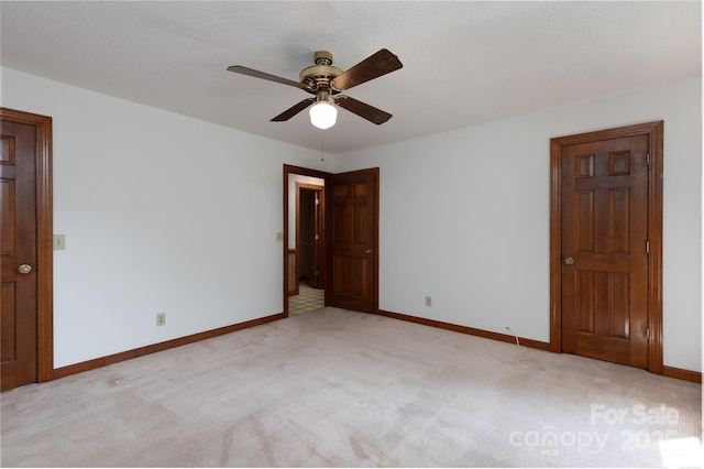 621 Big Lick Rd, Oakboro, NC 28129 - unfurnished room featuring light colored carpet and ceiling fan