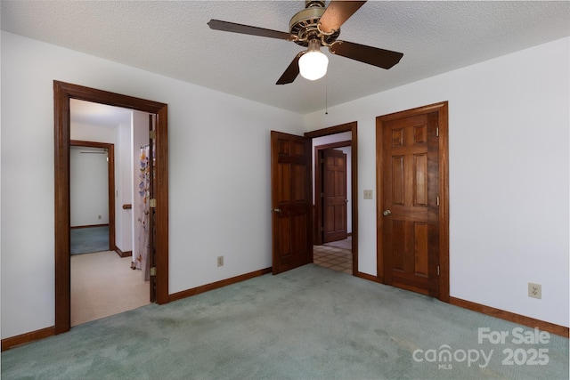 621 Big Lick Rd, Oakboro, NC 28129 - unfurnished bedroom featuring carpet and a ceiling fan
