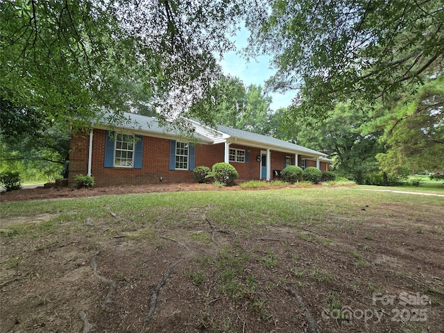 621 Big Lick Rd, Oakboro, NC 28129 - ranch-style house featuring brick siding