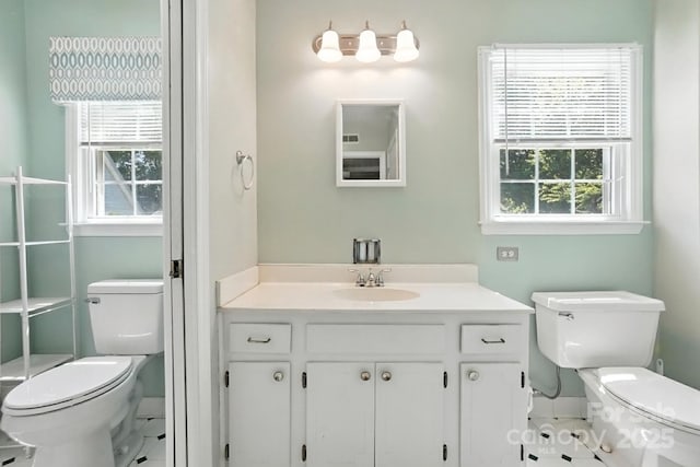 11100 Painted Tree Rd, Charlotte, NC 28226 - bathroom with vanity and tile patterned flooring