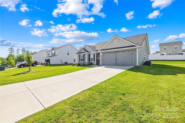 226 Caley St, Kings Mountain, NC 28086 - view of front of home featuring board and batten siding, a garage, and driveway