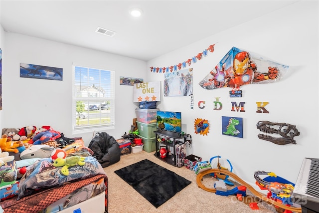 226 Caley St, Kings Mountain, NC 28086 - rec room featuring carpet