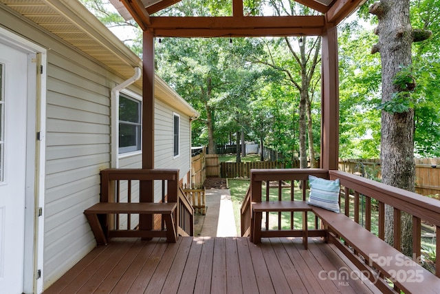 1631 Amanda Ln, Rock Hill, SC 29730 - wooden terrace featuring a fenced backyard