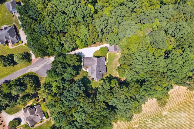 20308 Ridgebrook Ln, Locust, NC 28097 - aerial view of property's location featuring a heavily wooded area