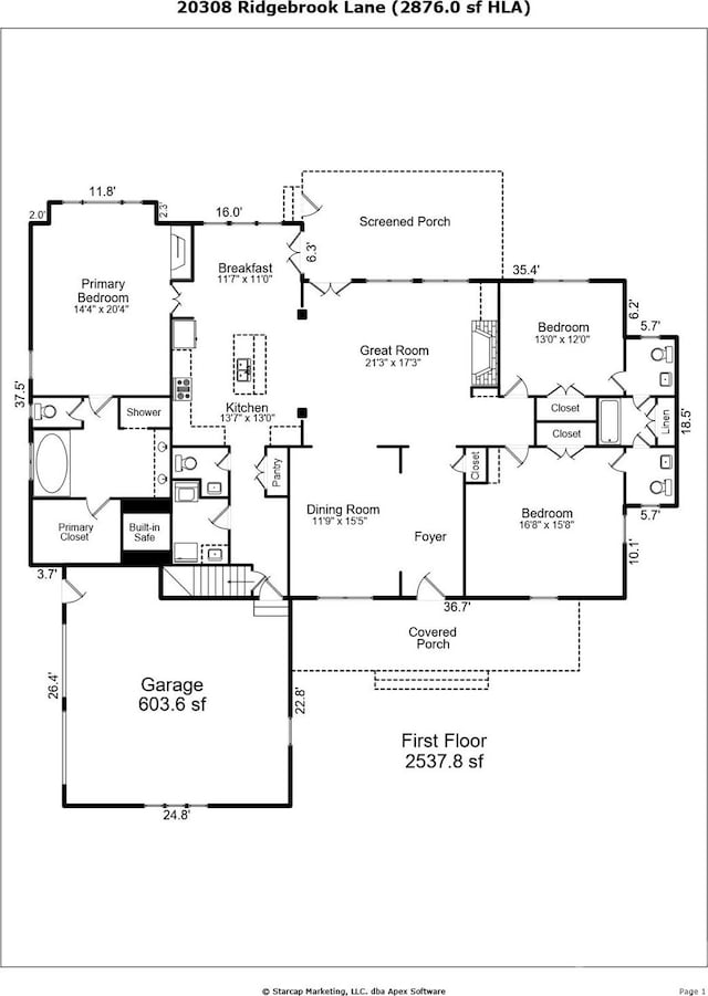 20308 Ridgebrook Ln, Locust, NC 28097 - view of room layout
