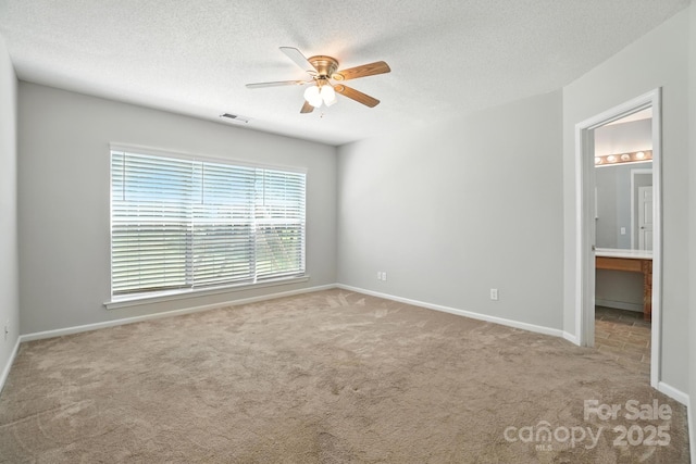 247 Aylesbury Ln, Indian Trail, NC 28079 - carpeted spare room featuring ceiling fan and a textured ceiling